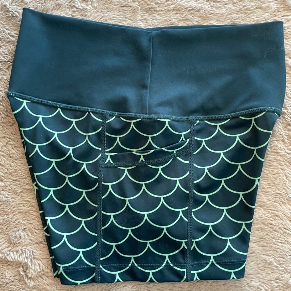 CVG "Teal Siren" Athletic Shorts (XS)